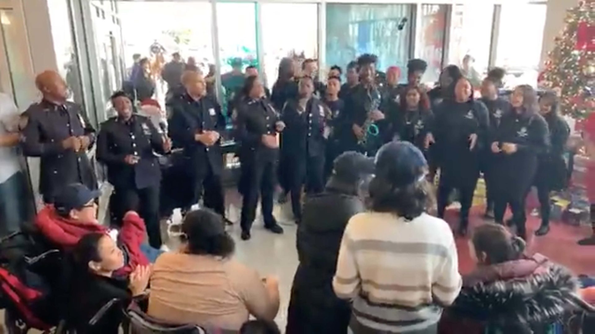 LIVE from St Mary’s Children’s Hospital, The NYPD’s Holiday Celebration