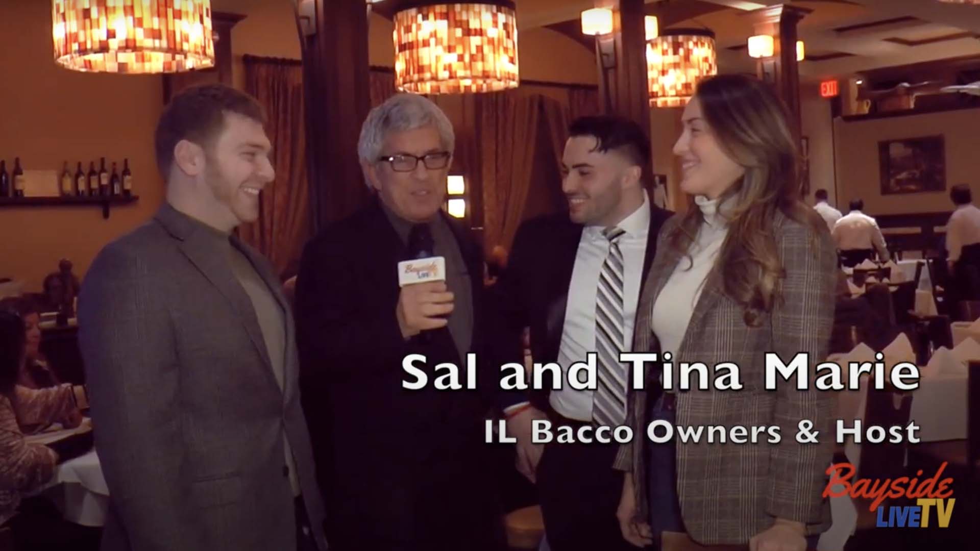 Tina Marie from IL Bacco interviews local writer Anthony Sciarratta