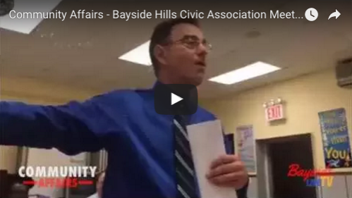 Bayside Hills Civic Association Meeting – Malls & Iconic Structures – 6/29/16