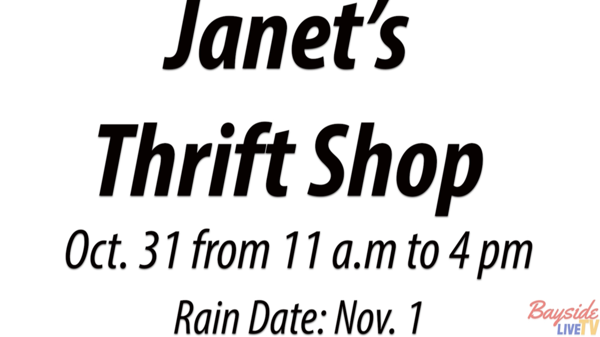 Janet’s Thrift Shop Certificate of Authenticity
